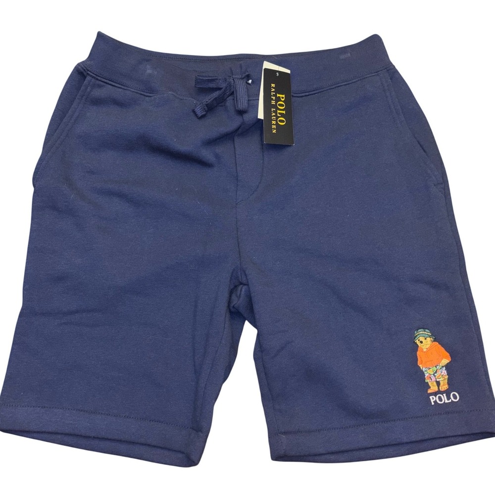 Polo Ralph Lauren | Mens Small | Navy Blue | Polo Bear Sweat Shorts | NWT